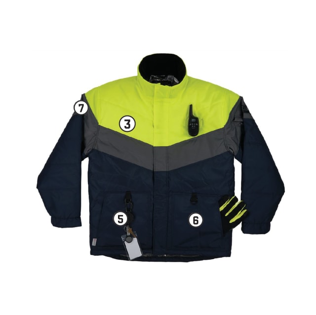 N-Ferno 6464 Insulated Freezer Jacket with ampliFIRE Heat Reflective Lining
