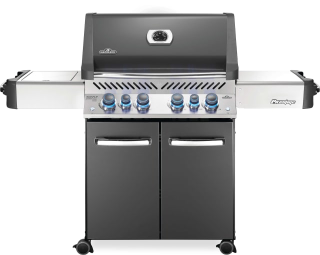 Prestige® 500 Ambiance, Propane Gas Grill with Infrared Side and Rear Burners, Grey