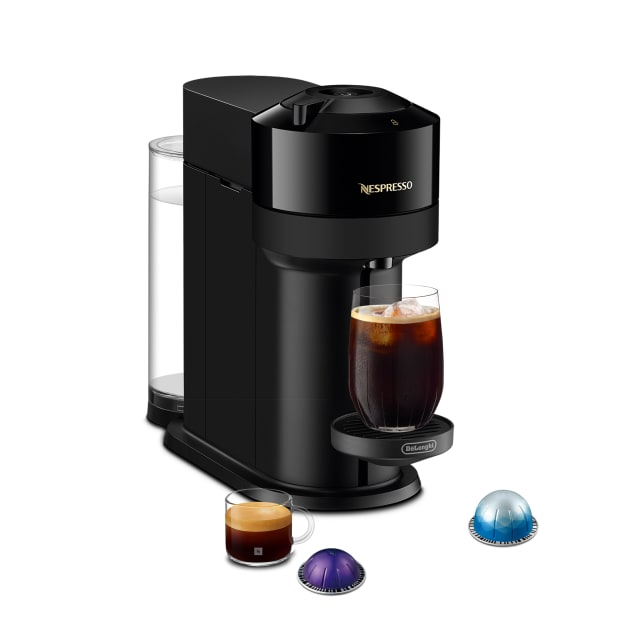 Nespresso Vertuo Next Coffee and Espresso Maker by De'Longhi, Glossy Black
