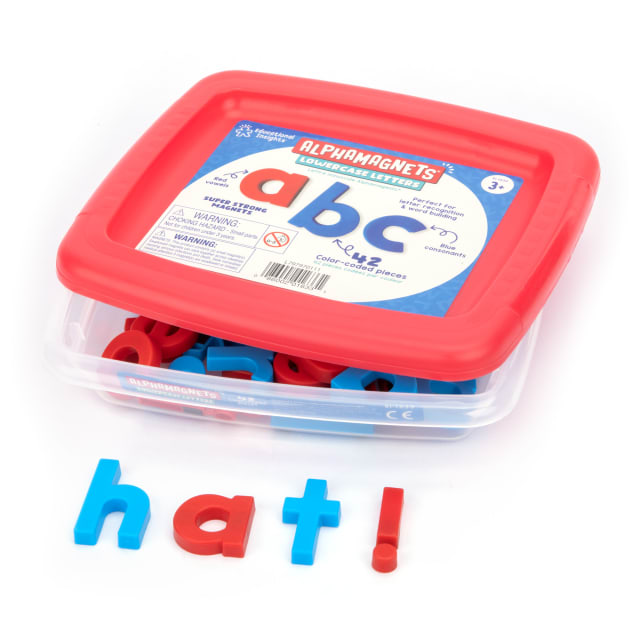 COLORCODED LOWERCASE ALPHAMAGNETS 42PCS