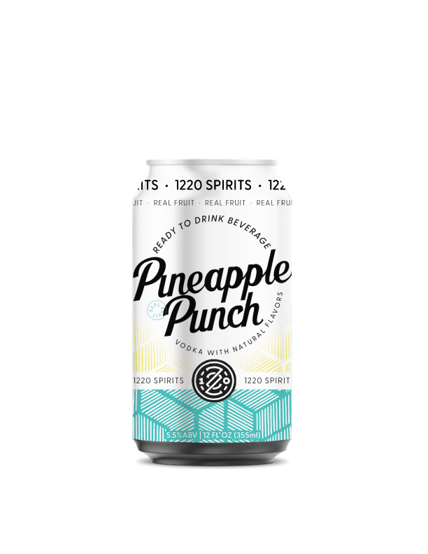 1220 Cocktail Pineapple Punch Can 6/4PK 355ML