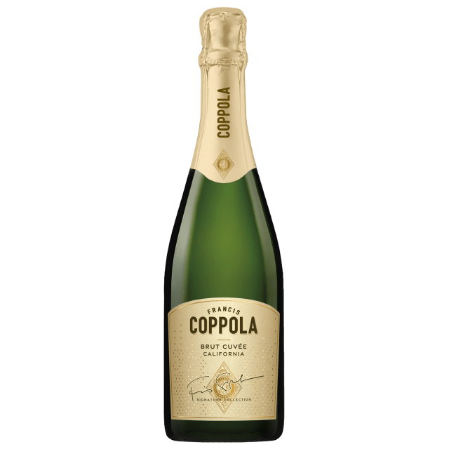 Francis Coppola Signature Collection Brut Cuvee Sparkling White Wine, California, 750mL, 11.5% ABV