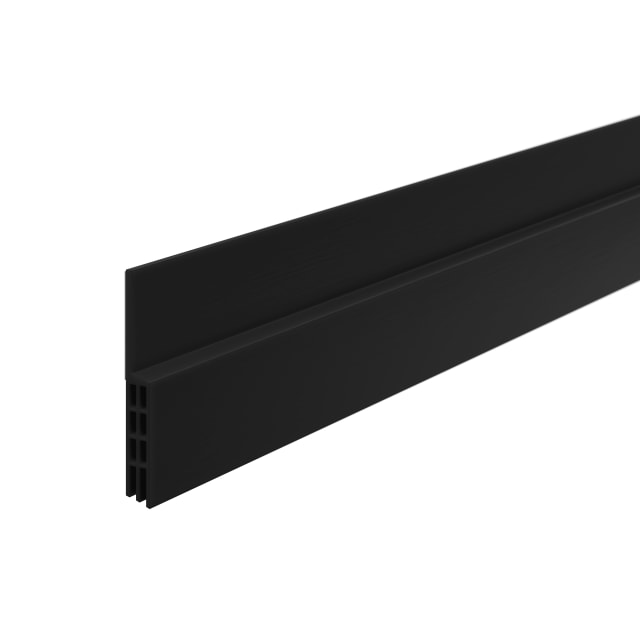 05551 - 40 in. Black Silicone Rubber Self-adhesive Door Sweep