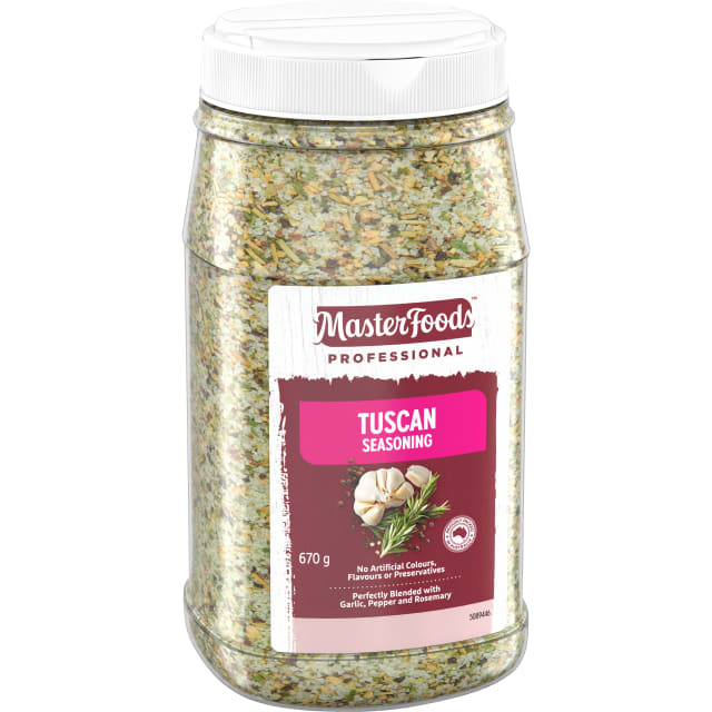 MASTERFOODS Seasoning Tuscan 670g Bulk Jar