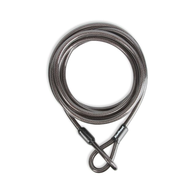 Kwikset 15 ft Looped End Security Cable, 1/2 in Diameter, 1 Pack