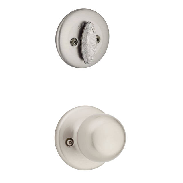 Single Cylinder Interior Pack w/ Fairfax Knob in Satin Chrome