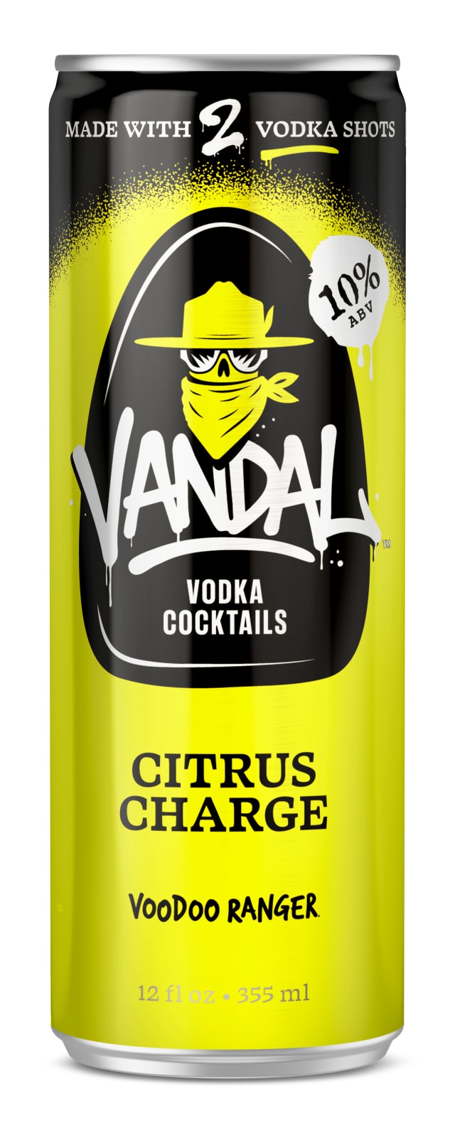 Vandal Vodka Cocktails - Citrus Charge, 12 fl oz Can