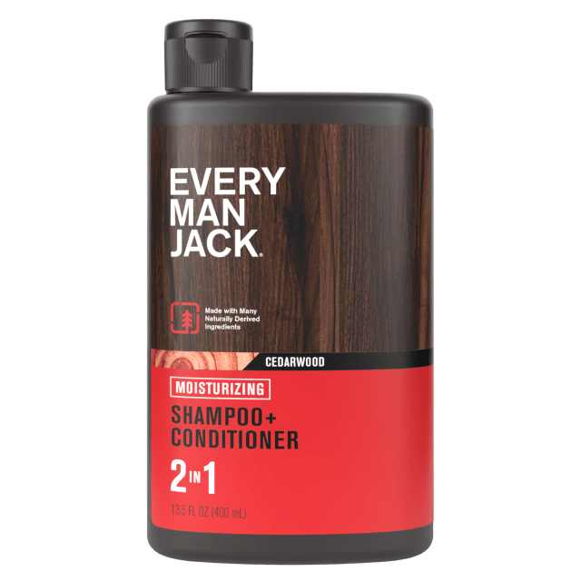 Every Man Jack 2-in-1 Shampoo + Conditioner - Cedarwood - 13.5 fl oz