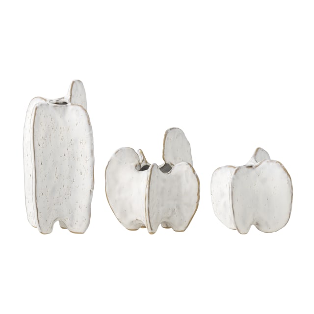 82072810 - Jayce Vase, White, Stoneware STOCK: 75