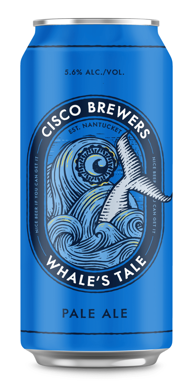 Cisco Brewers Whale's Tale Pale Ale, 16 fl. oz. Can