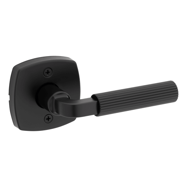 Mirada Midtown Dummy Door Lever in Matte Black