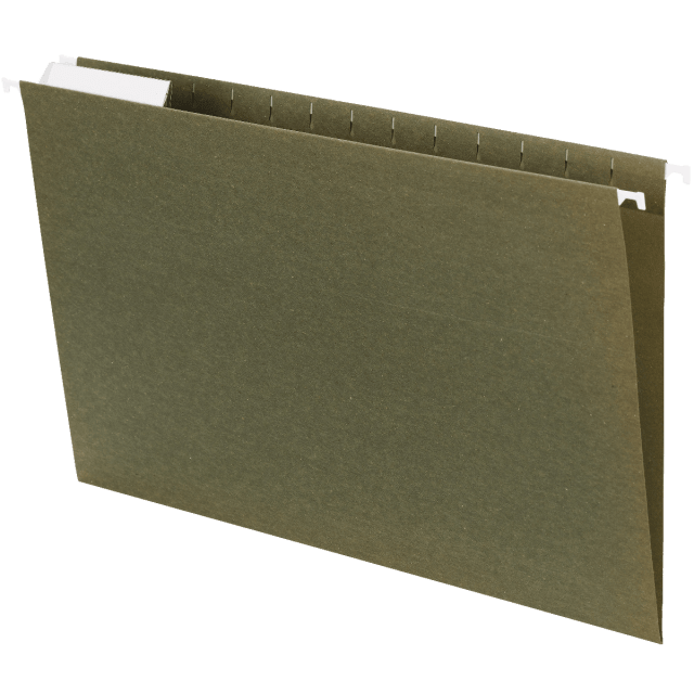 Standard Hanging File Folders, 1/3-Cut Adjustable Tab