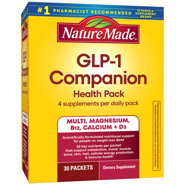 Nature Made GLP-1 Companion Health Pack with Multivitamins - Daily Packs - 30ct