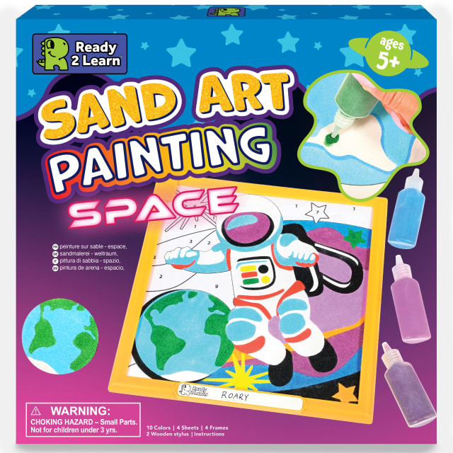 Sand Art Painting - Color By Number - Space