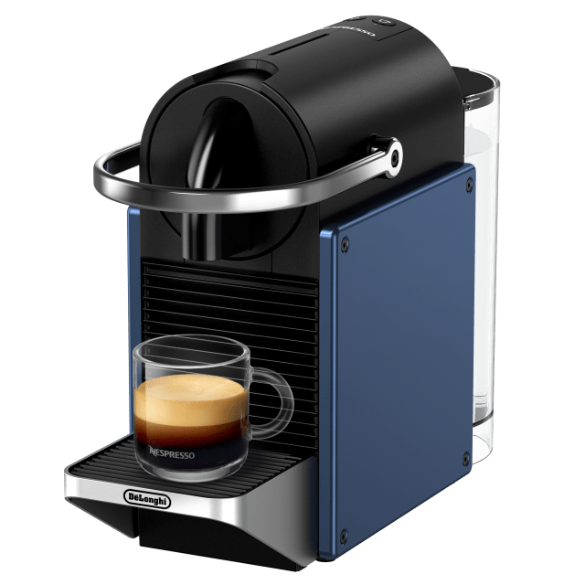 Nespresso Pixie Espresso Machine by De'Longhi, Navy Blue