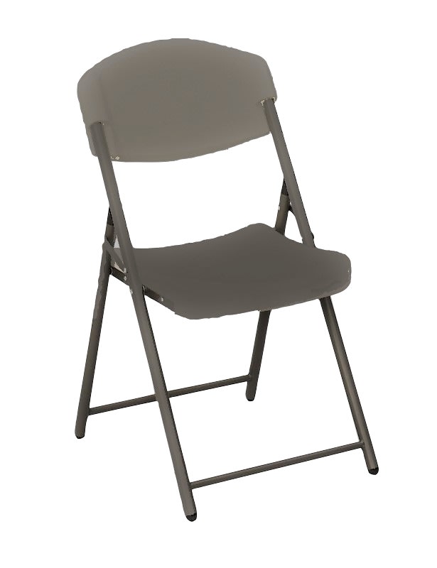 Rough N Ready® Classic 4 Pack Folding Chair, Charcoal