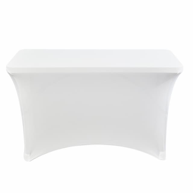 iGear™ Fabric Table Cover, White - 4'