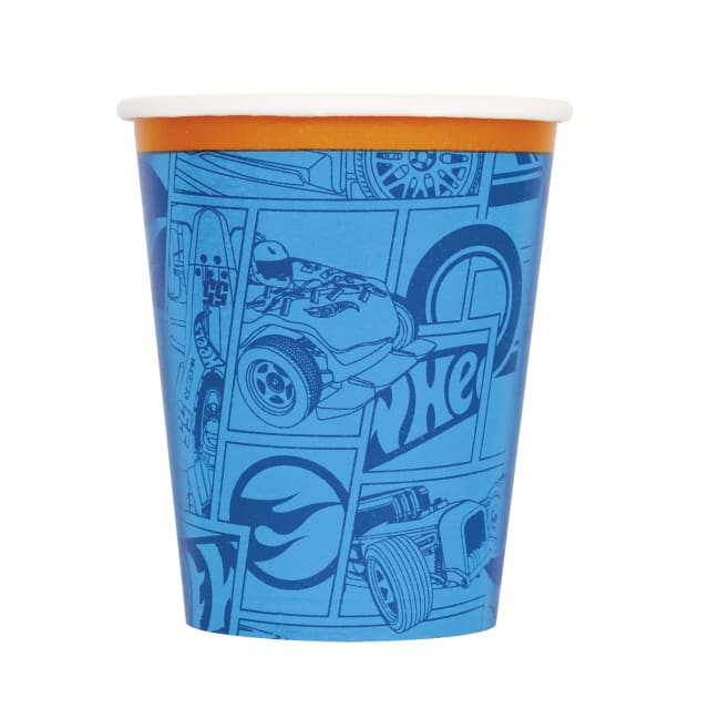 44057  Hot Wheels 9oz Paper Cups, 8ct