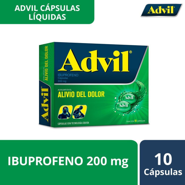 Advil Analgésico Fastgel 200mg 10 caps