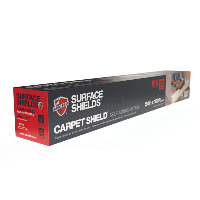 Carpet Shield® Protection Film, Reverse Wound, 24"x100'