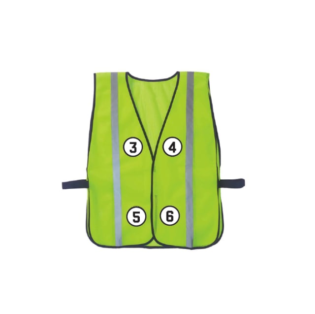GloWear 8020HL Hi-Vis Safety Vest - Non-Certified, Hook + Loop