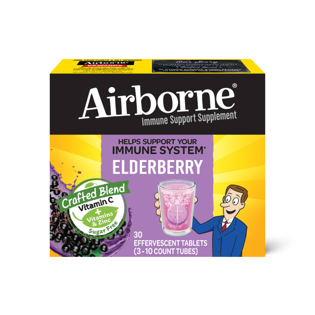 AIRBORNE® Effervescent Tablets - Elderberry 72/30 ct.