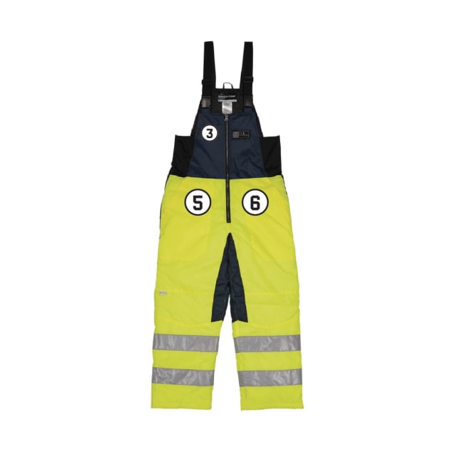 N-Ferno 6479 Hi-Vis Freezer Bib Overalls - Class E