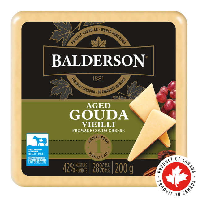 Balderson 1 Year Aged Gouda Cheese, 200g