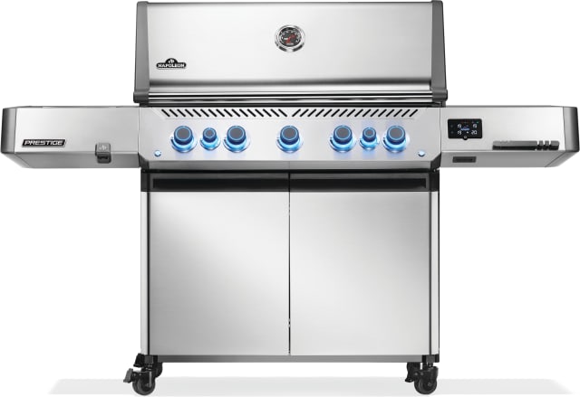Prestige® 665 Connected, Natural Gas Grill with Infrared Side and Rear Burner, Stainless Steel