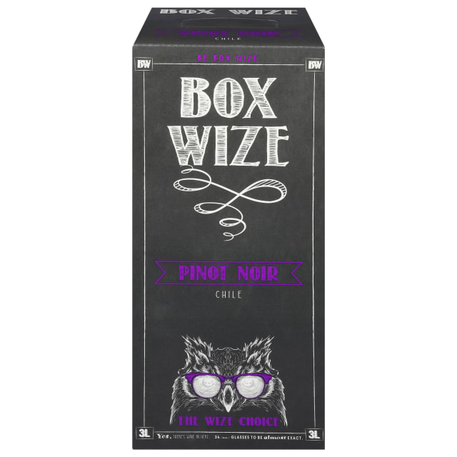Box Wize Pinot Noir Red Wine, Chile, 3L, 13.5% ABV