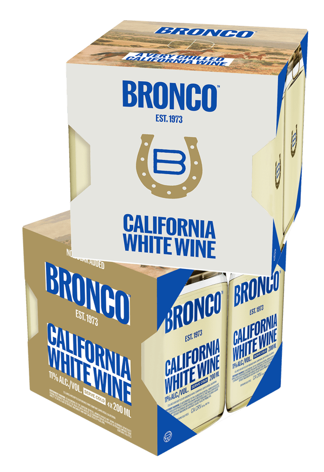 Bronco 1973 CaliforniaWhite Wine 200ml 4 PK