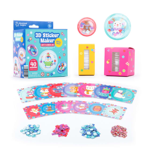 3D Sticker Maker Kit Refill Pack - Winter Wonderla