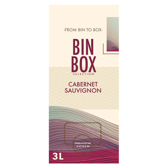Bin Box Selection Cabernet Sauvignon Red Wine, California, 3L, 13% ABV