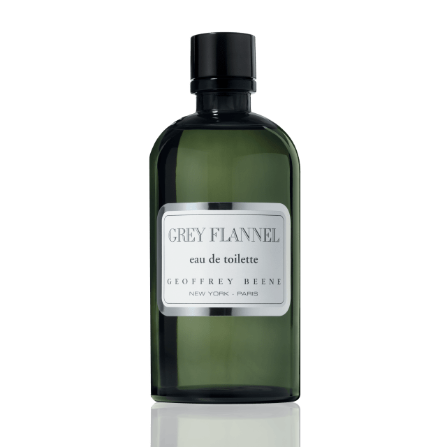 Geoffrey Beene - Grey Flannel - Eau de toilette pour Homme Senteur Boisée et Orientale - Fragrance Chyprée Verte Unique - Authentique et Sophistiqué - Avec 3 notes de parfum - 240 ml - Format Boite