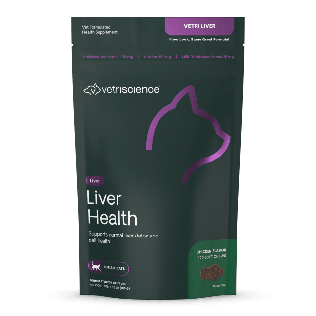 VS Liver Health Chews, Cats, Chicken, 120ct