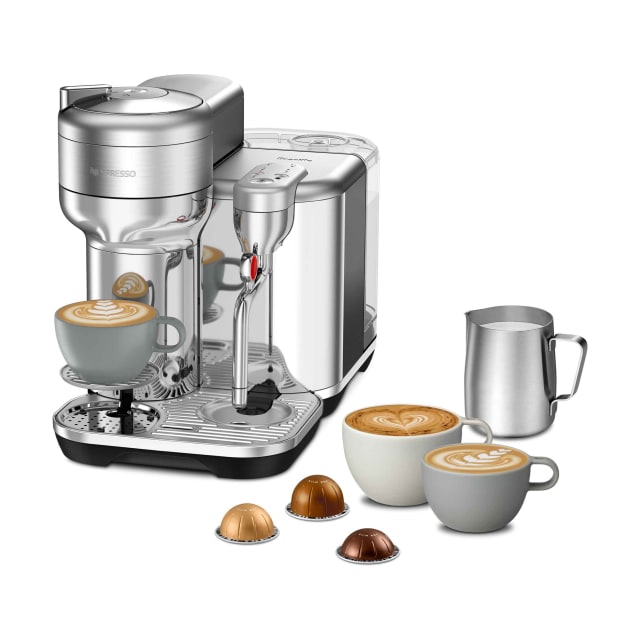 Nespresso Vertuo Creatista Coffee and Espresso Maker by Breville, Brushed Stainless Steel