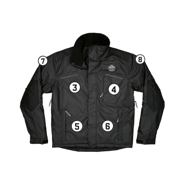 N-Ferno 6467 Winter Work Jacket - 300D Polyester Shell