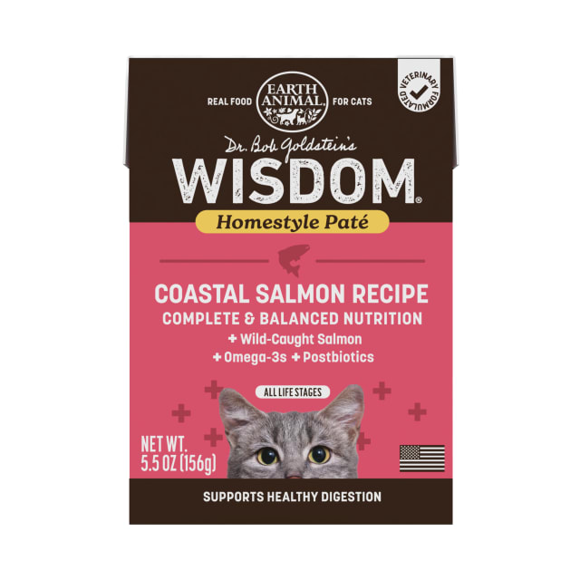 Wisdom - Homestyle Paté - Cat Food - Coastal Salmon - 5.5 oz