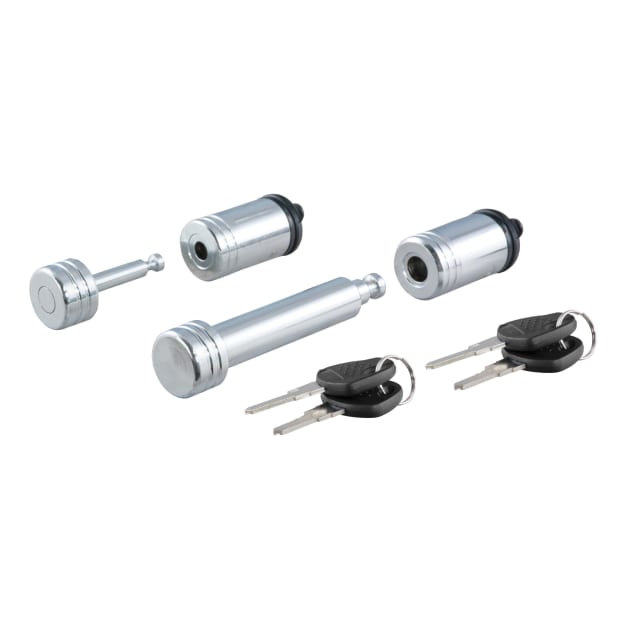 CURT Hitch & Coupler Lock Set (2" Receiver, 7/8" Latch) #23526