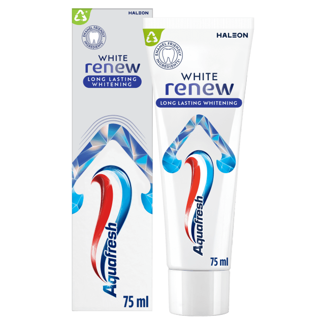 Aquafresh White Renew Long Lasting Whitening Dentifrice 75ml