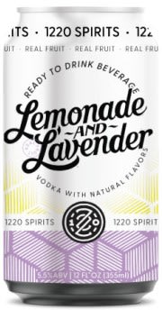 1220 Cocktail Lemonade & Lavender Can 6/4PK 355ML