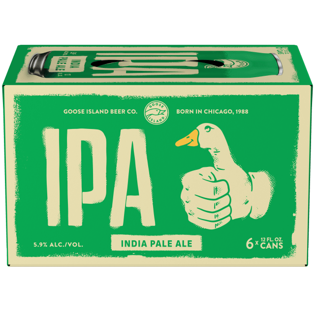 Goose Island IPA, 6 Pack 12 fl. oz. Cans, 5.9% ABV