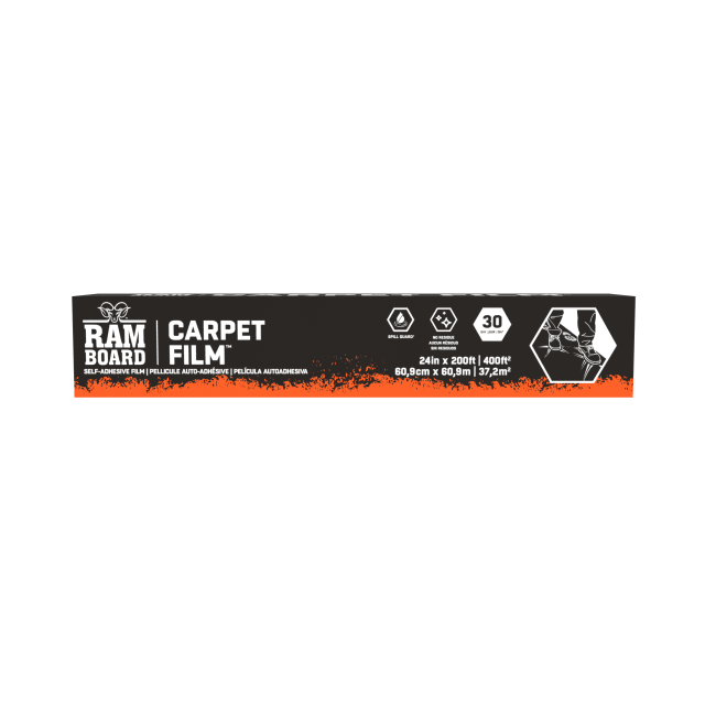 Ram Board Carpet Film, 24in x 200ft, 1/box, 4box/cs