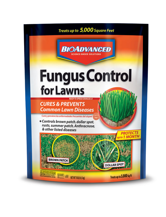 701230U, BioAdvanced Fungus Control for Lawns, Granules, 10 lb, 5,000 Sq Ft