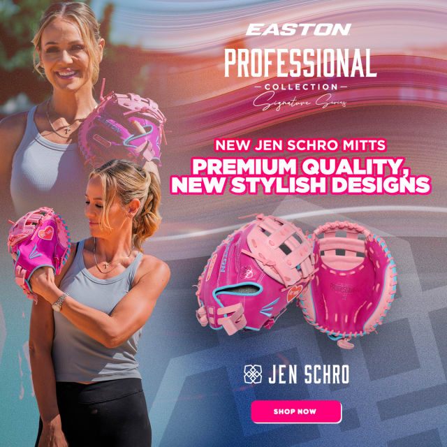 2027 Jen Schro Signature Series Catcher's Mitt Web Banners