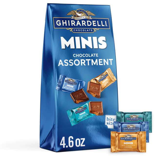 GHIRARDELLI Minis Chocolate Assortment, 4.6 oz Bag