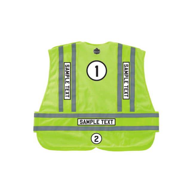 GloWear 8244PSV Expandable Hi-Vis Public Safety Vest - Type P, Class 2