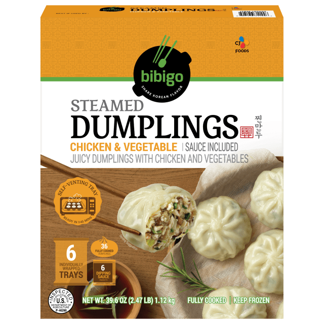 bibigo Chicken & Vegetable Steamed Dumplings