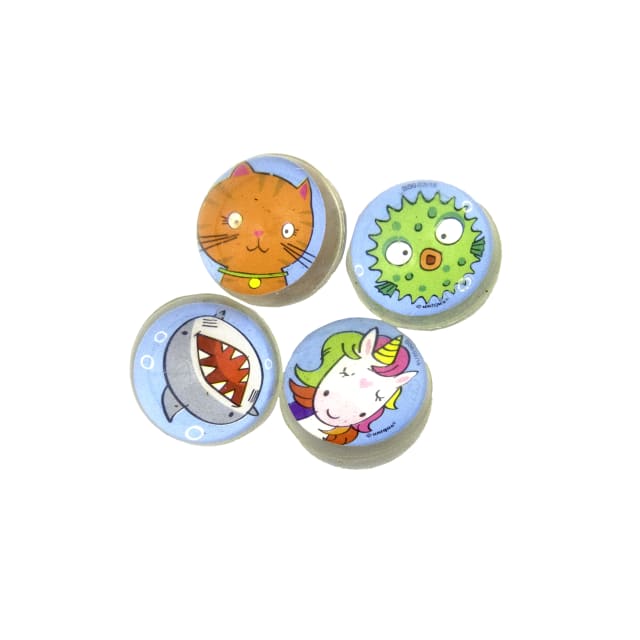 53453  High Bounce Ball Favors, 4ct