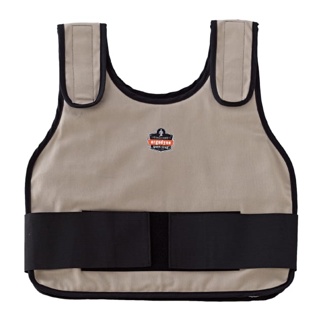 6235 L/XL Khaki Standard Phase Change Cooling Vest - Vest Only